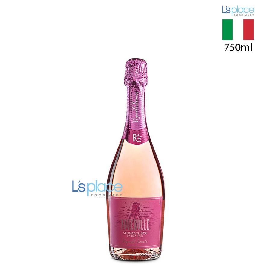 Vigneti Romio Vang nổ hồng Novebolle Spumante DOC Extra Dry