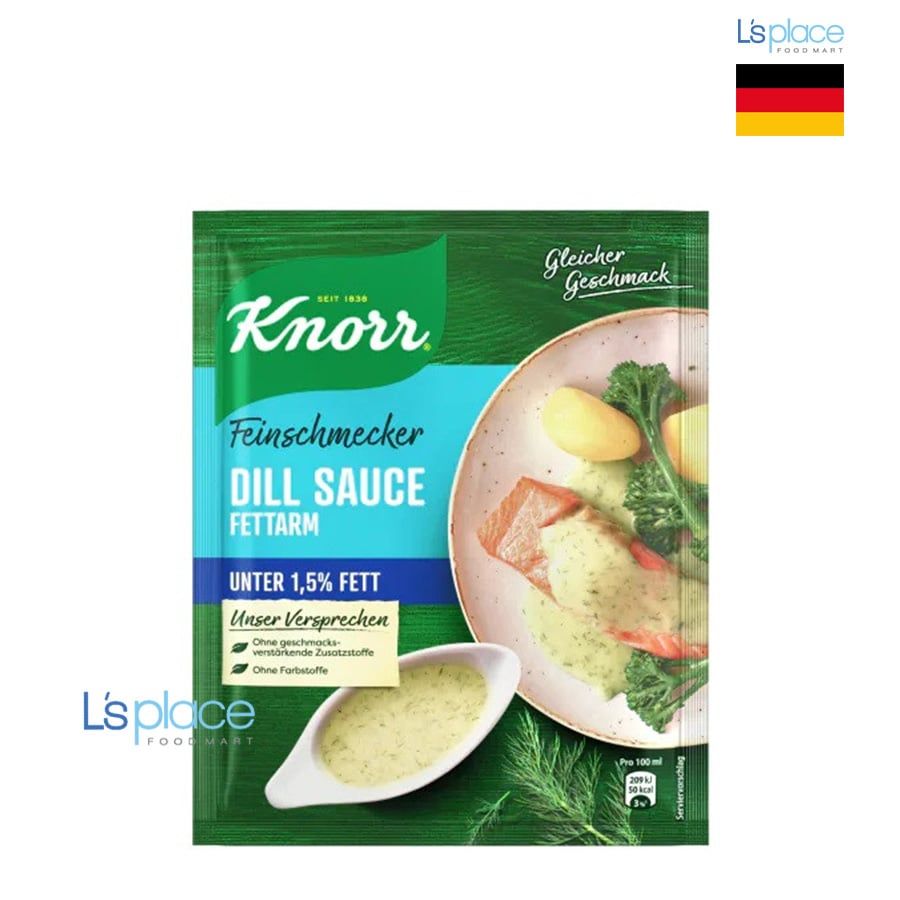 Knorr Feinschmecker Xốt thì là ít béo dạng túi