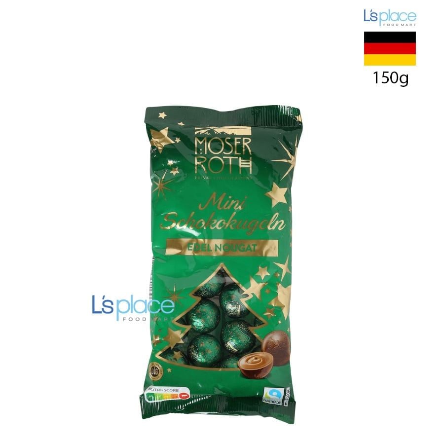 Moser Roth Socola viên tròn mini Nougat hạt phỉ