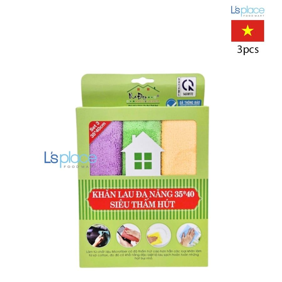 Magic Cleaner Khăn lau đa năng cỡ 35x40cm