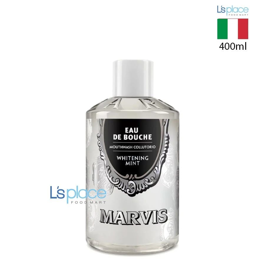 Marvis Nước súc miệng làm trắng răng hương bạc hà