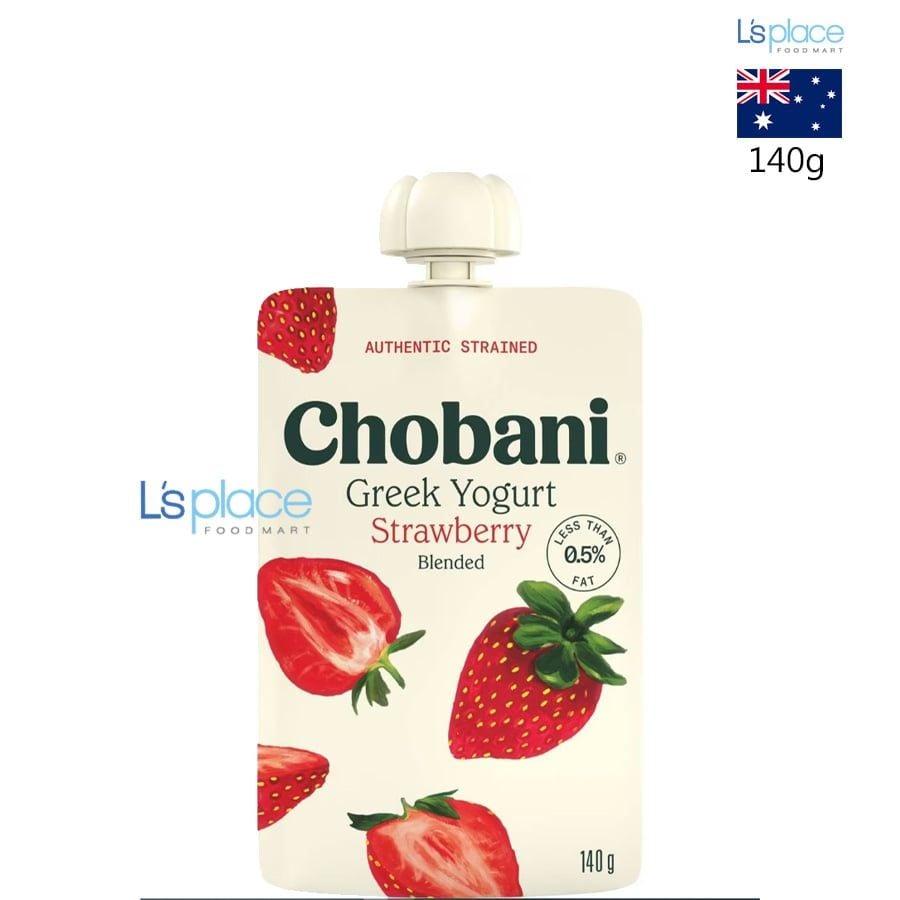 Chobani Sữa chua Hy Lạp vị dâu tây dạng túi