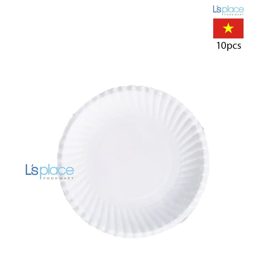 MM Đĩa giấy trắng HNF 19cm