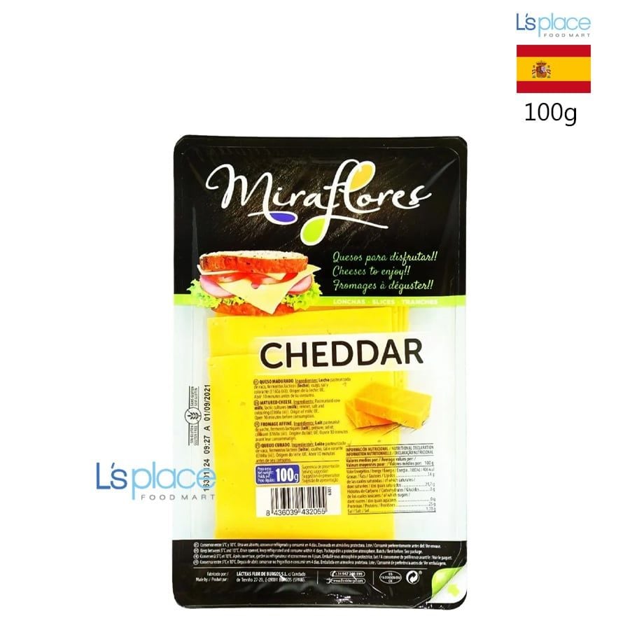 Miraflores Phomai Cheddar cắt lát