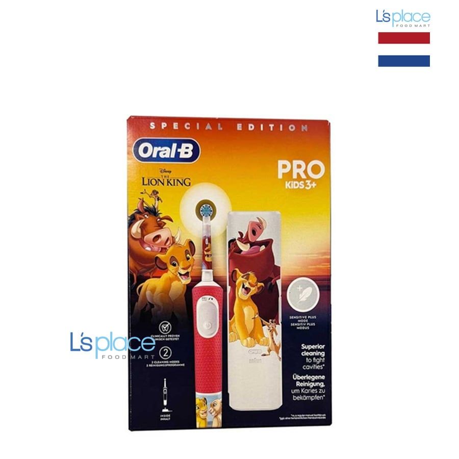 Oral-B Bàn chải điện Pro Kids 3+ hình Vua sư tử