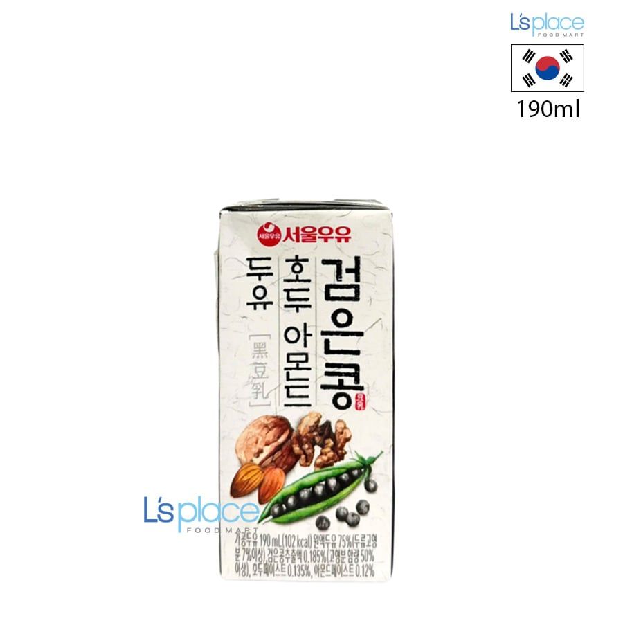 Seoul Milk Sữa đậu nành đậu đen óc chó hạnh nhân