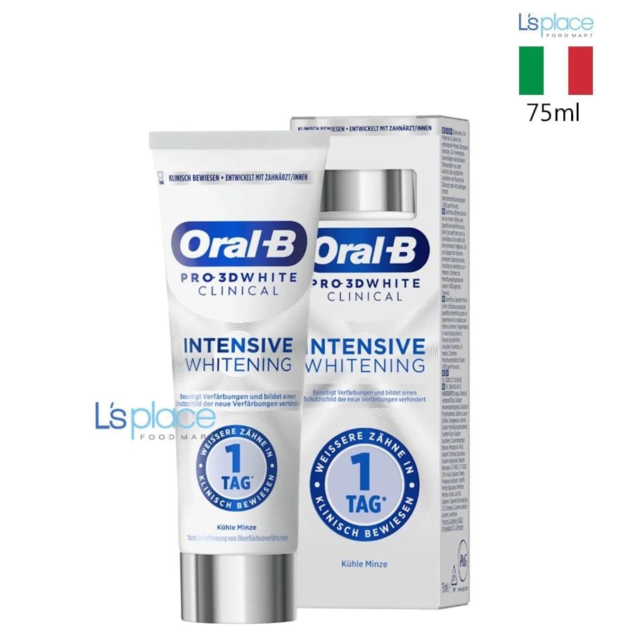 Oral-B Pro 3D White Kem đánh răng làm trắng Intensive