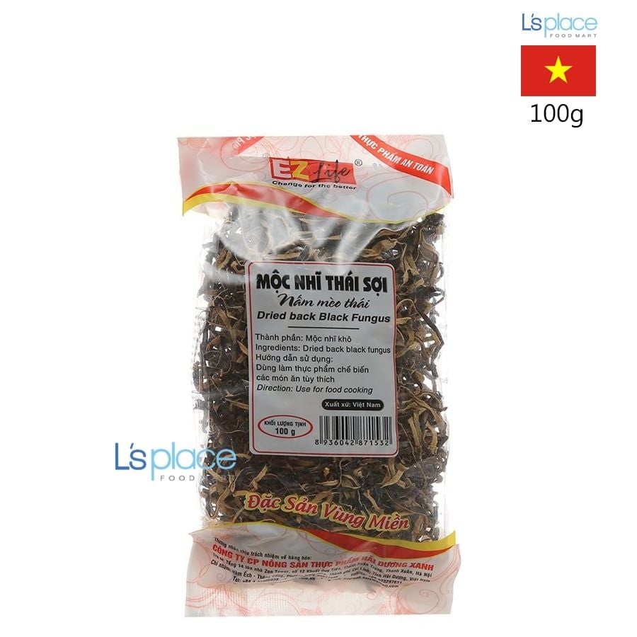 EZlife Mộc nhĩ khô thái sợi