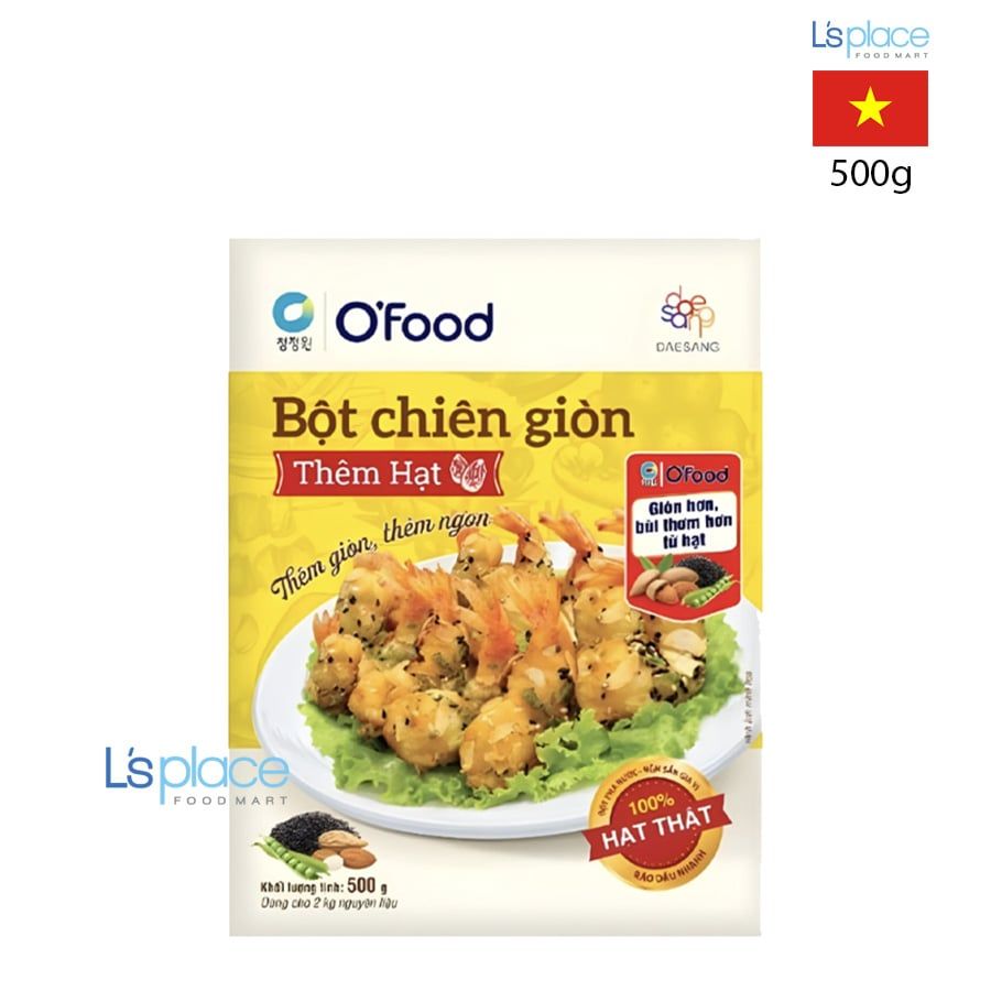 O'Food Bột chiên giòn Thêm hạt