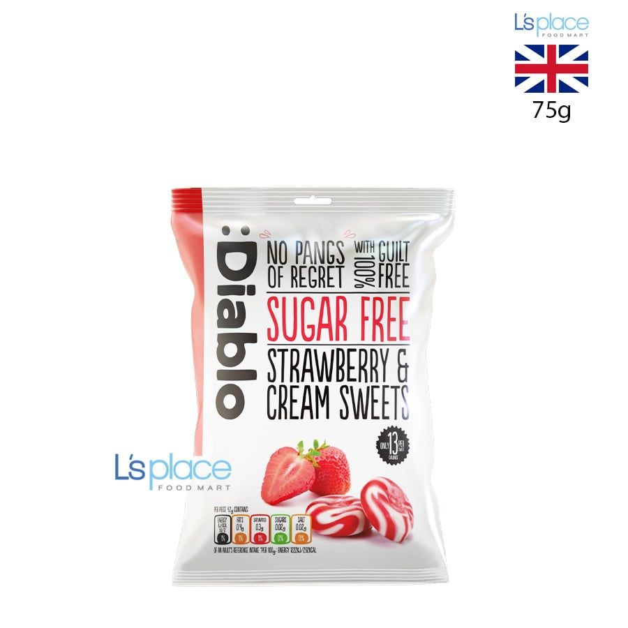 Diablo Kẹo không đường vị dâu kem