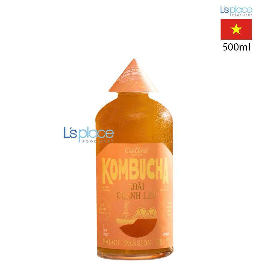 Cultra Trà Kombucha vị Xoài Chanh Leo