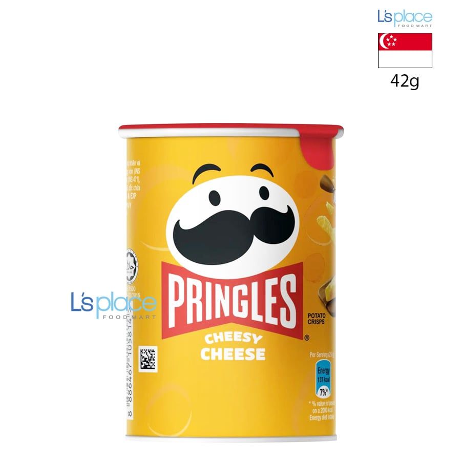 Pringles Snack khoai tây vị phomai ống ngắn