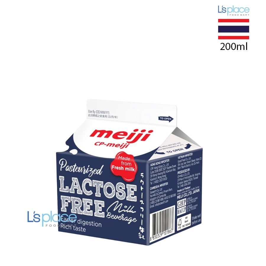 Meiji Sữa Tươi Thanh Trùng Không Lactose