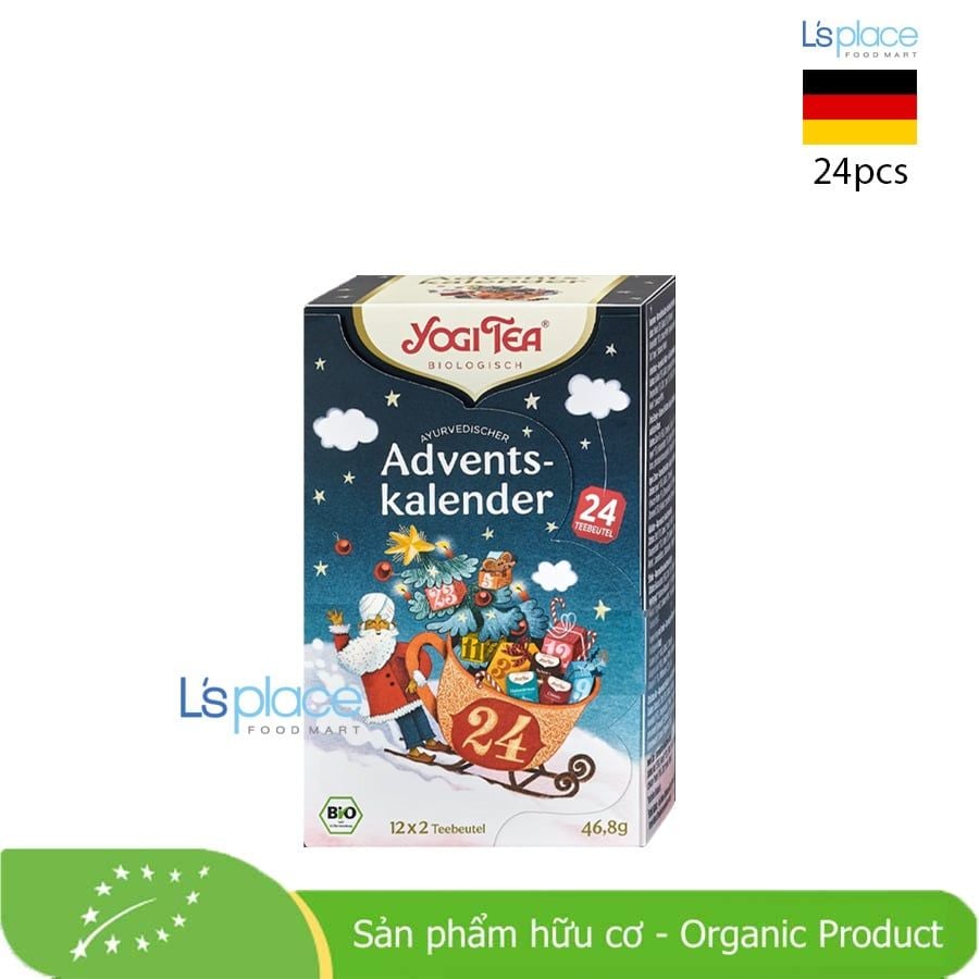 Yogi Tea Trà lịch Giáng sinh hữu cơ