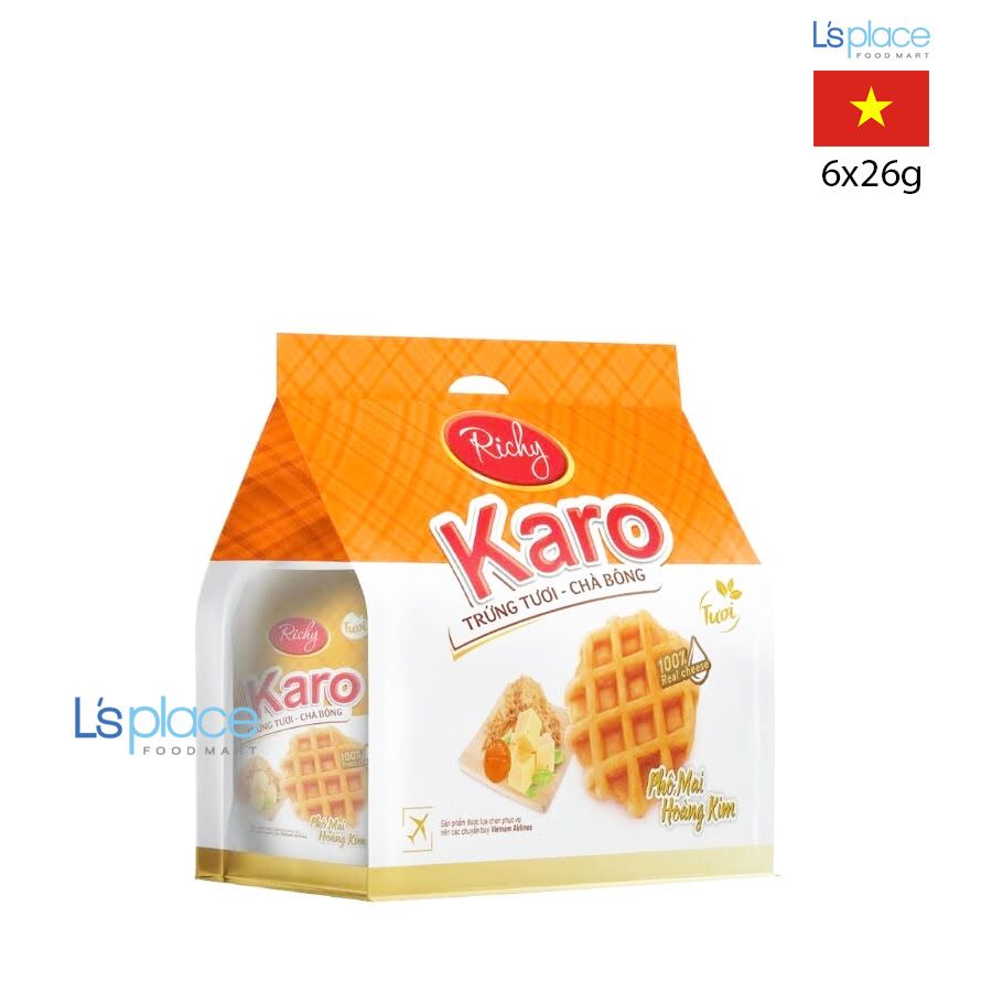 Richy Karo Bánh trứng chà bông vị phomai