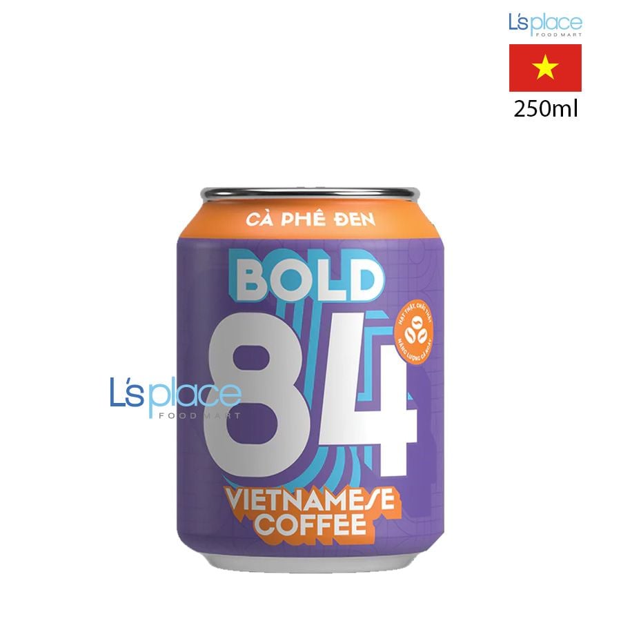 Bold 84 Cà phê đen