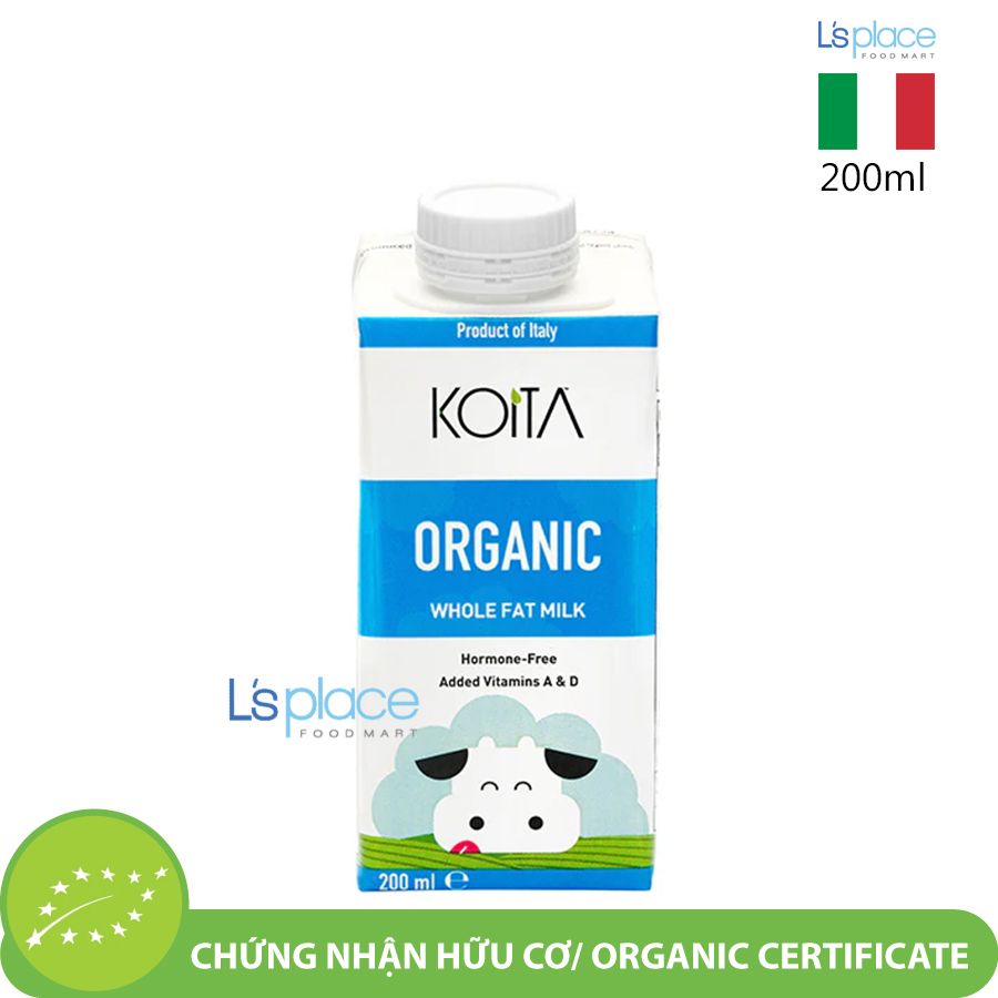 Koita Sữa nguyên chất hữu cơ hộp nhỏ