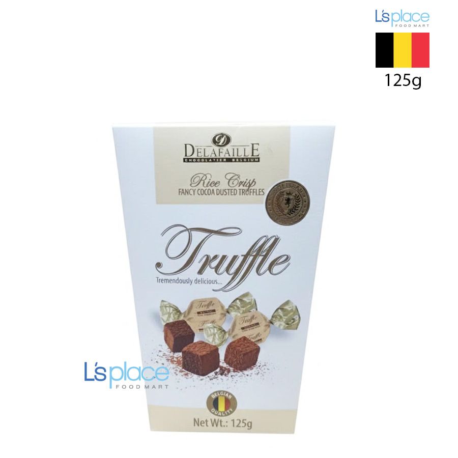 Delafaille Socola Truffle phủ cacao gạo giòn hộp đứng