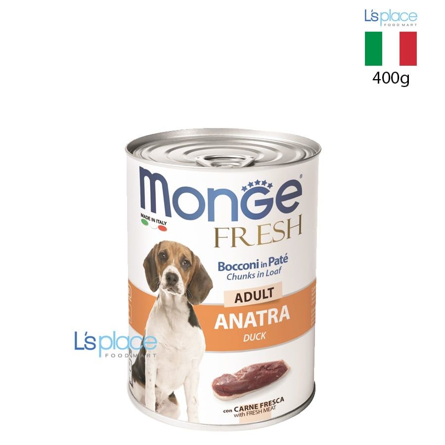 Monge Fresh Pate chó lớn vị thịt vịt
