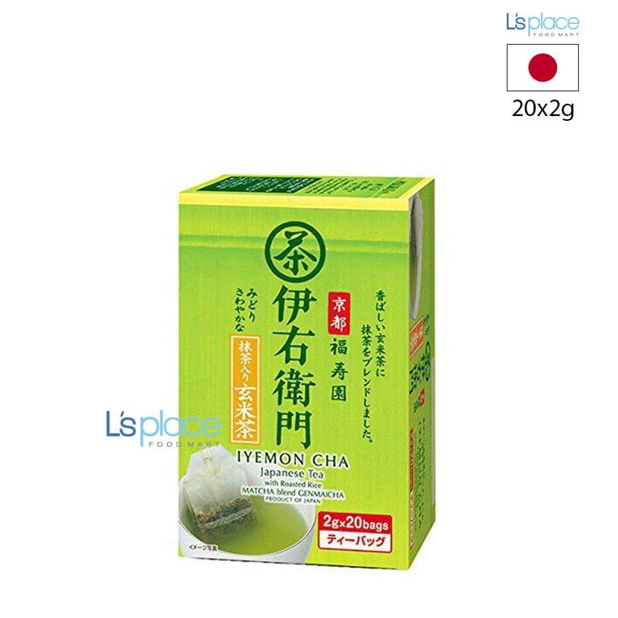 Iyemon Trà gạo lứt matcha túi lọc