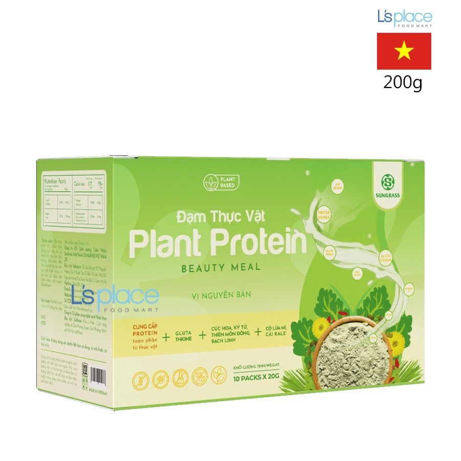 Sungrass Đạm Thực Vật Protein Plant Beauty Meal