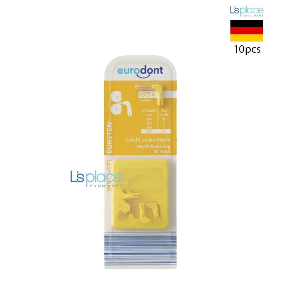Eurodont Bàn chải kẽ răng ISO 4 màu