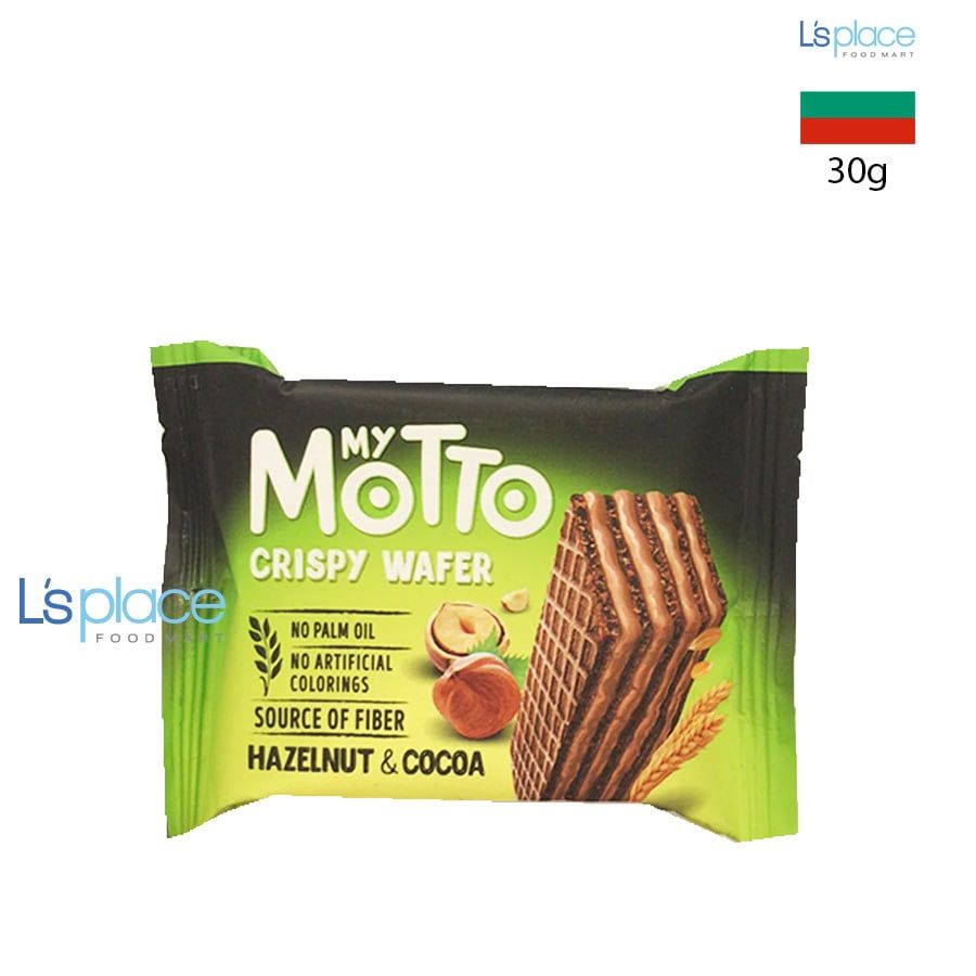 My Motto Bánh xốp giòn hạt phỉ cacao