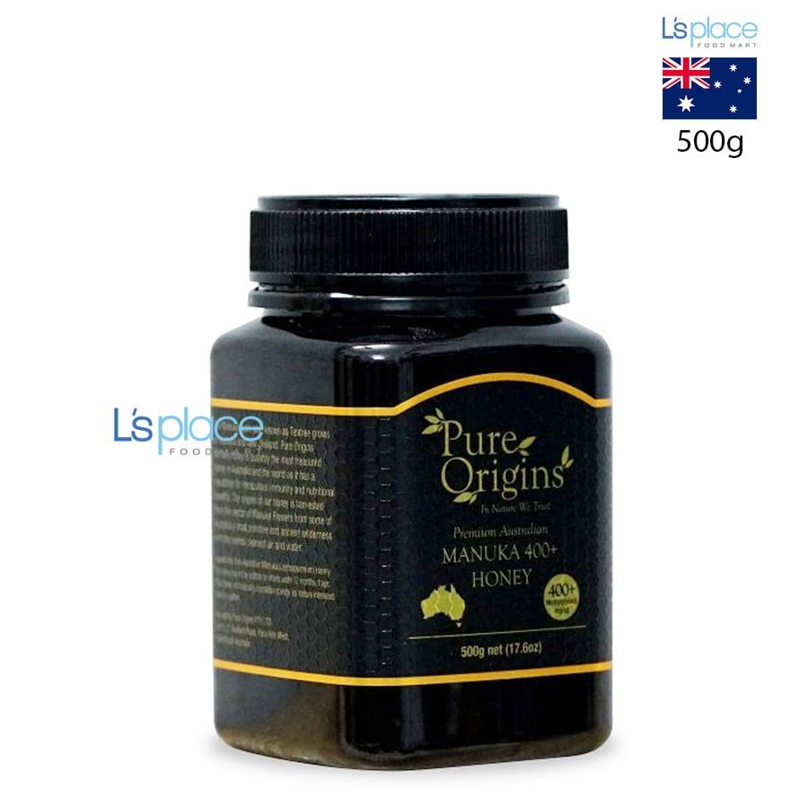 Pure Orgins Mật ong Manuka 400+ lọ to