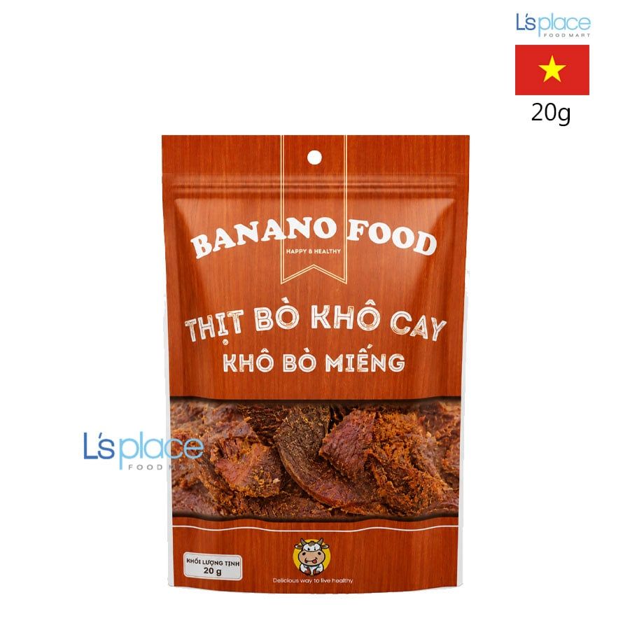 Banano Food Thịt bò khô cay gói nhỏ