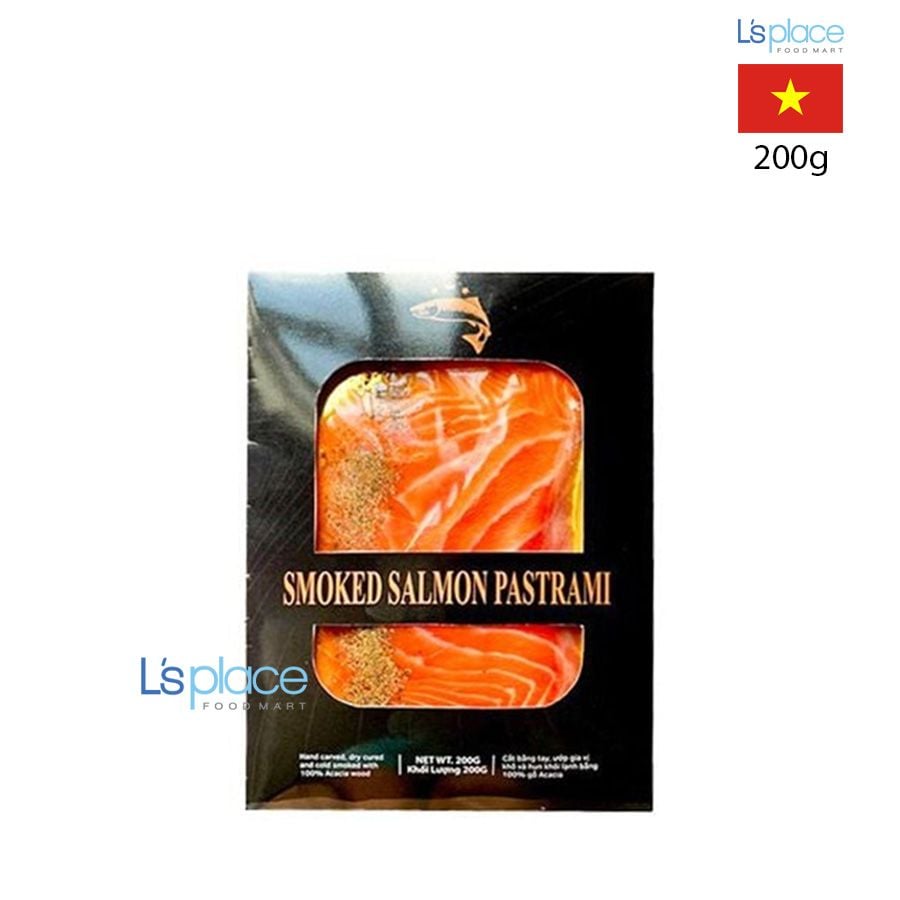 Caspiar Cá hồi xông khói hương pastrami