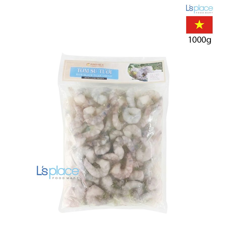 Camimex Tôm sú tươi size 31/40 lột vỏ PD