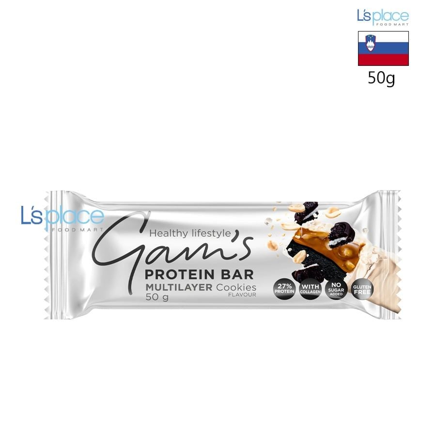 Gam's Thanh Protein vị bánh quy caramen