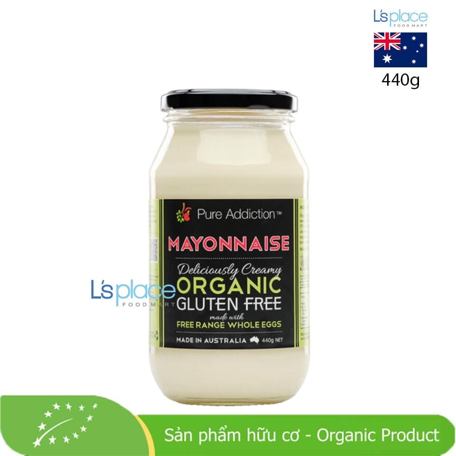 Pure Addiction Xốt Mayonnaise hữu cơ có trứng