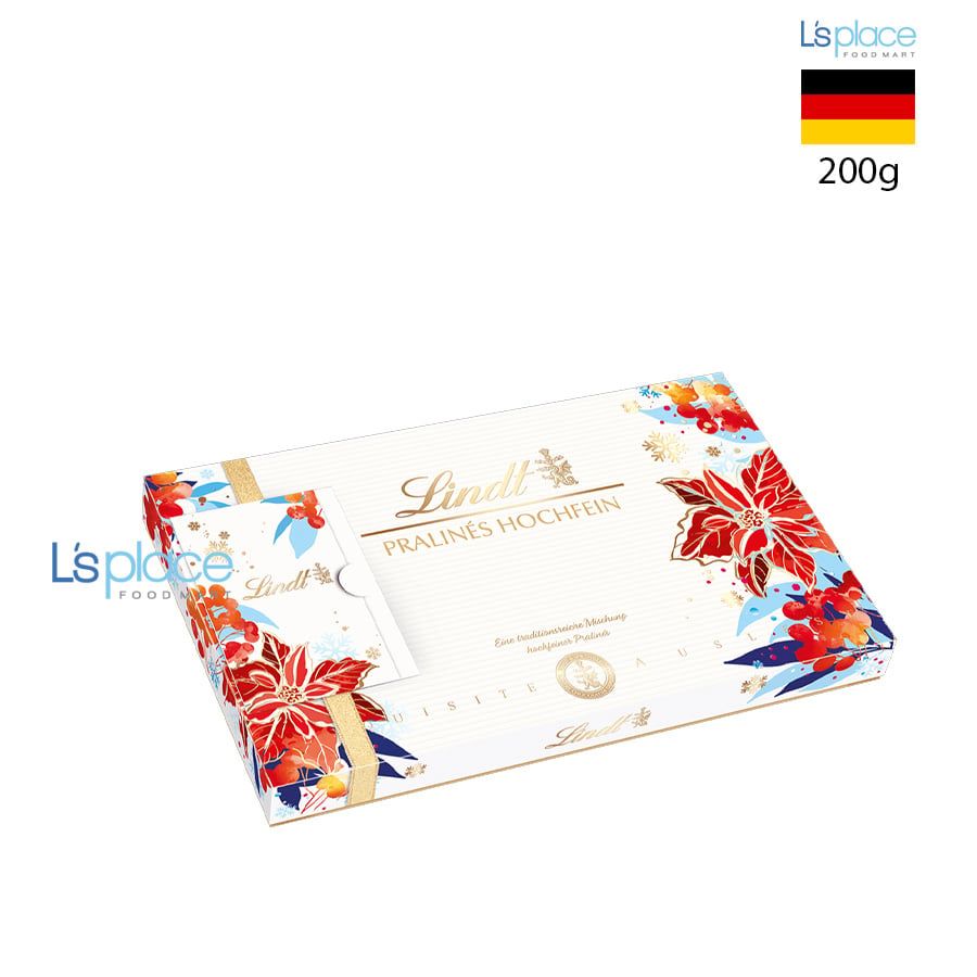 Lindt Socola Pralines Hochfein mẫu hoa mùa đông hộp nhỏ