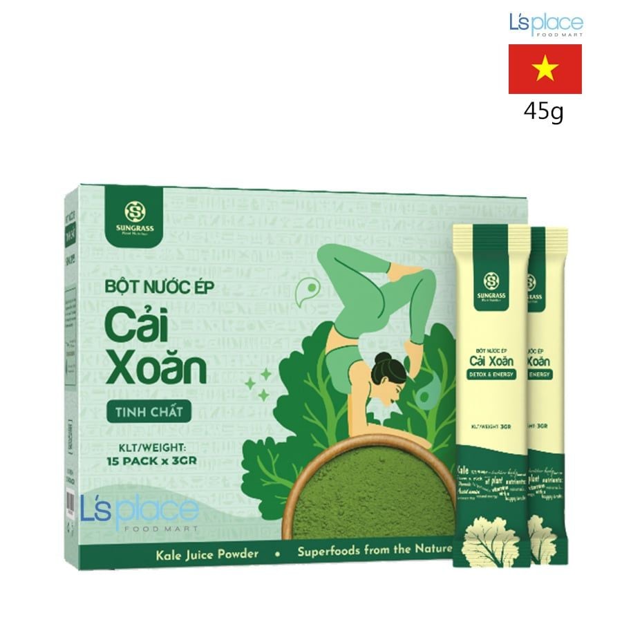 Sungrass Bột Nước Ép Tinh Chất Cải xoăn
