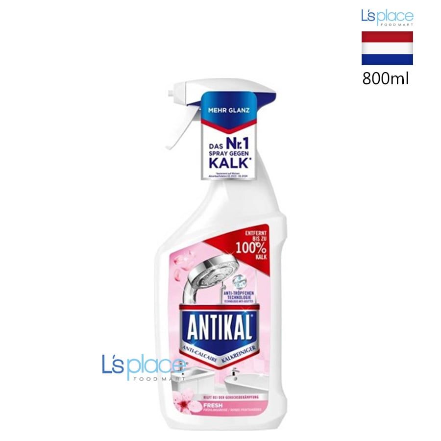Antikal Xịt Tẩy Cặn Canxi hương Tươi Mát