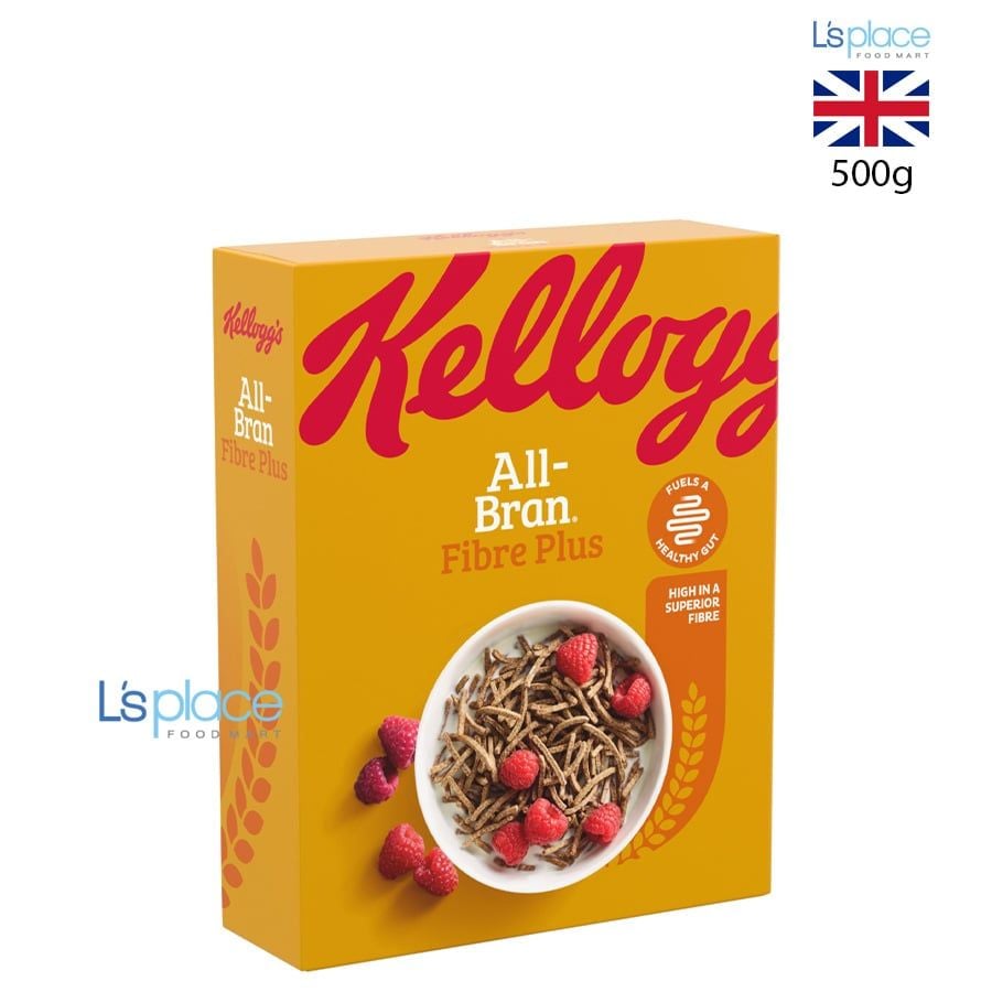 Kellogg's Ngũ cốc nguyên cám bổ sung chất xơ