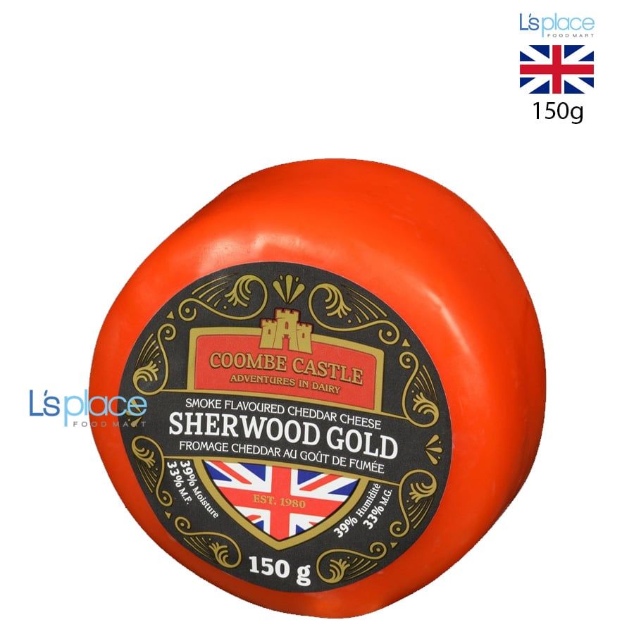 Coombe Castle Phomai Cheddar hun khói Sherwood Gold