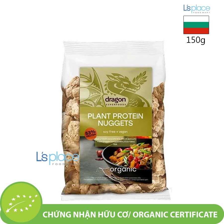 Dragon Superfoods Đạm thực vật dạng viên hữu cơ thuần chay