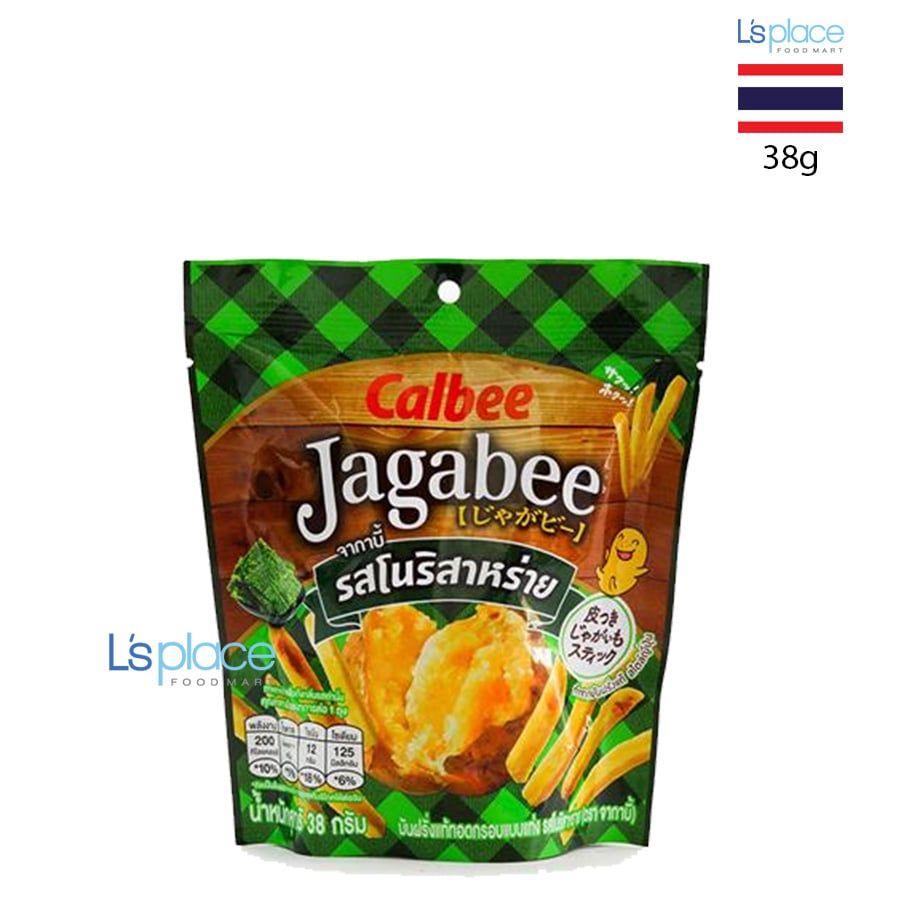 Calbee Snack khoai tây que Jagabee vị rong biển