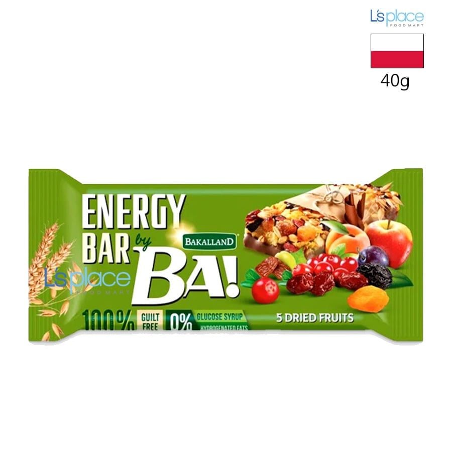 Bakalland thanh năng lượng 5 loại quả khô