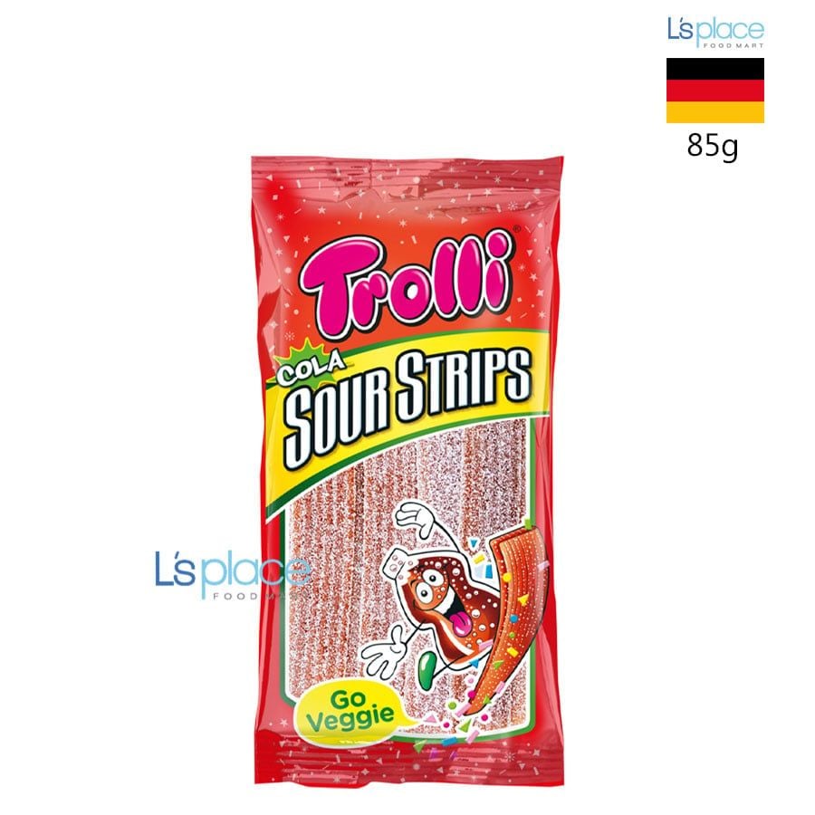 Trolli Kẹo Dẻo Chua Strips vị Cola