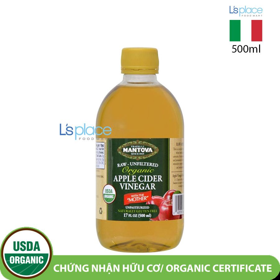 Mantova Dấm táo hữu cơ