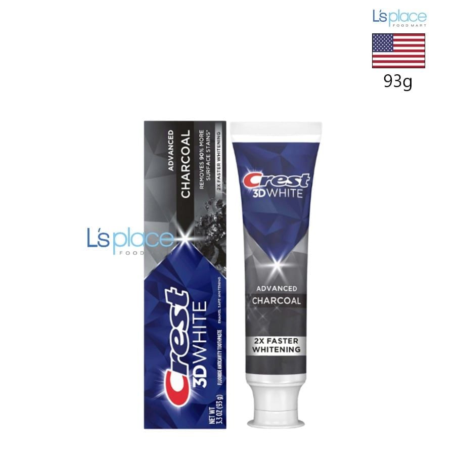 Crest 3D White Kem đánh răng Advanced Charcoal