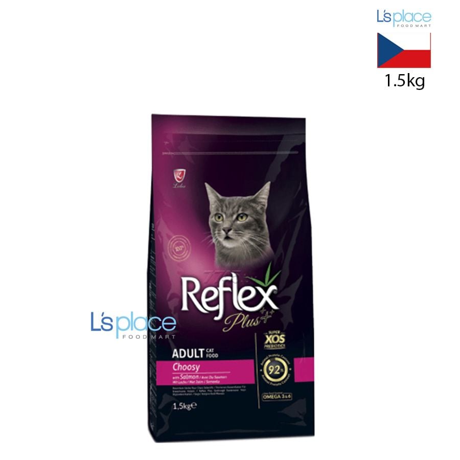 Reflex Plus Thức ăn mèo lớn vị cá hồi dành cho mèo kén ăn