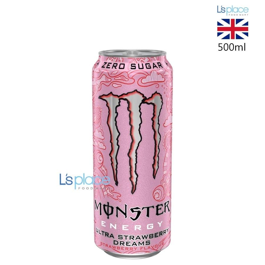 Monster Energry Nước Tăng Lực Ultra Strawberry Dreams