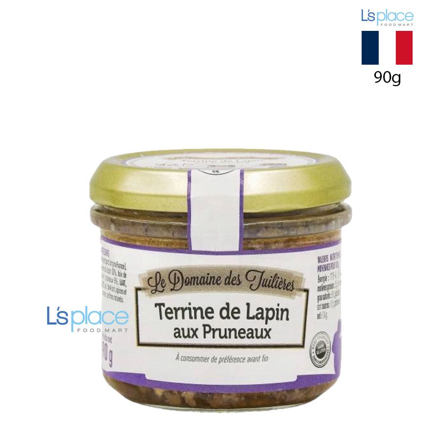 Le Domaine des Tuilières Pate thịt thỏ và quả mận
