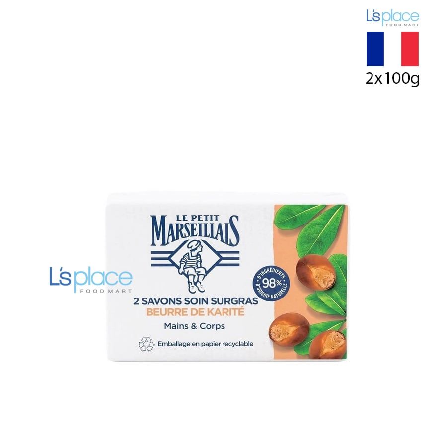 Le Petit Marseillais Bánh xà phòng Bơ hạt mỡ