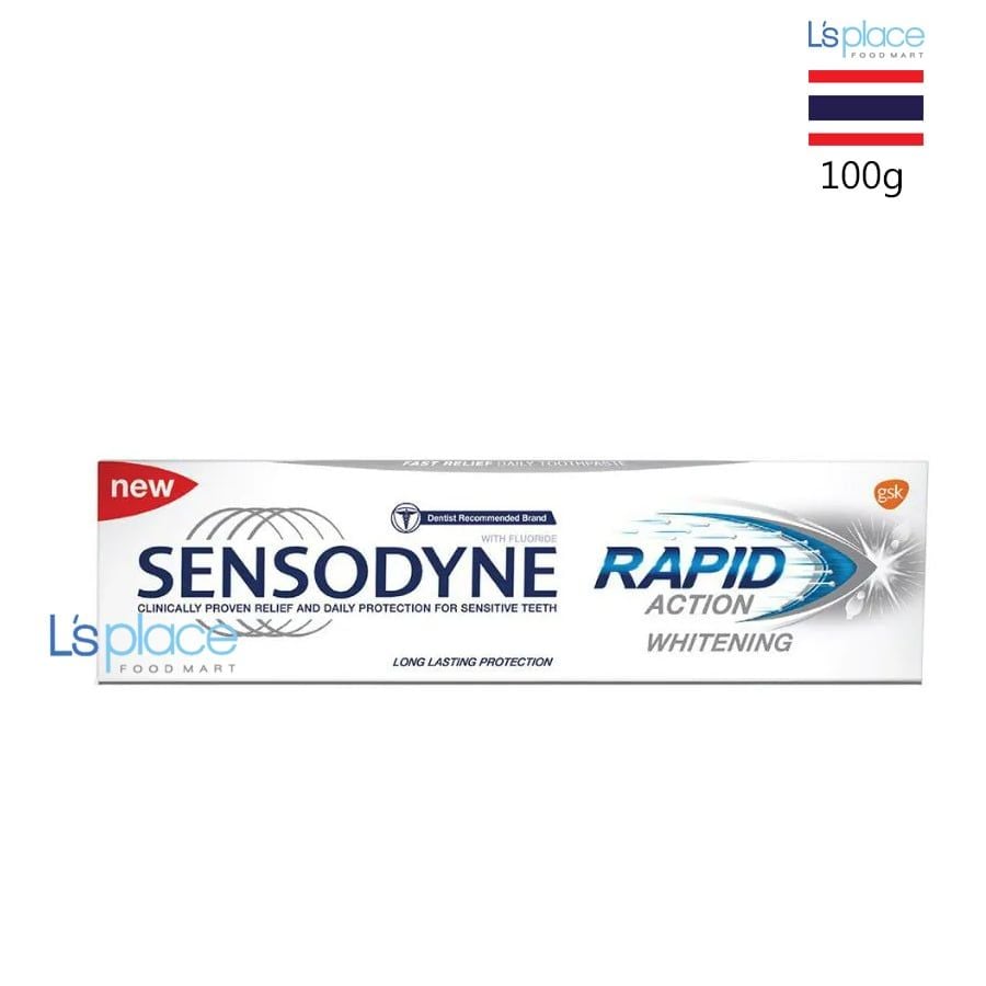 Sensodyne Rapid Action Kem đánh răng giảm ê buốt & làm sáng