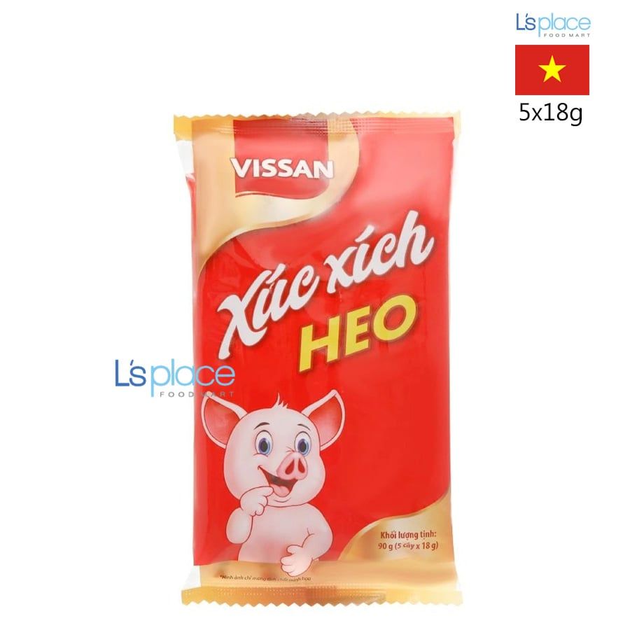 Vissan Xúc xích tiệt trùng vị heo mini